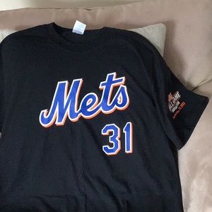 Mike Piazza Hall of Fame Induction commemorative tee shirt.